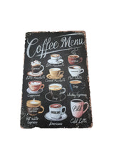 Coffee Menu