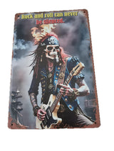 Rock And Roll Skull Gitarist